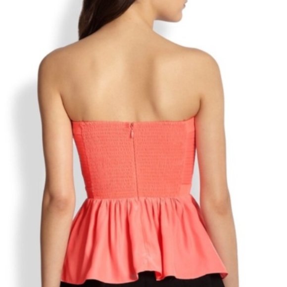 Parker Dita Silk Bustier Top - Picture 2 of 5